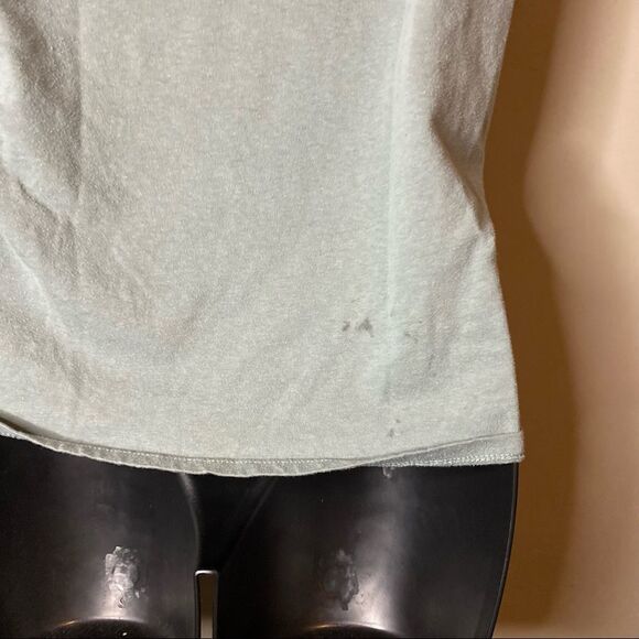 ABERCROMBIE & Fitch White Letters Baby Blue Short Sleeve Classic Shirt - Picture 9 of 11